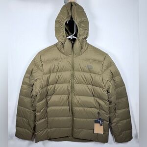 The North Face Sierra Peak Pro Mens Large Puffer 800 Down Jacket Green Olive